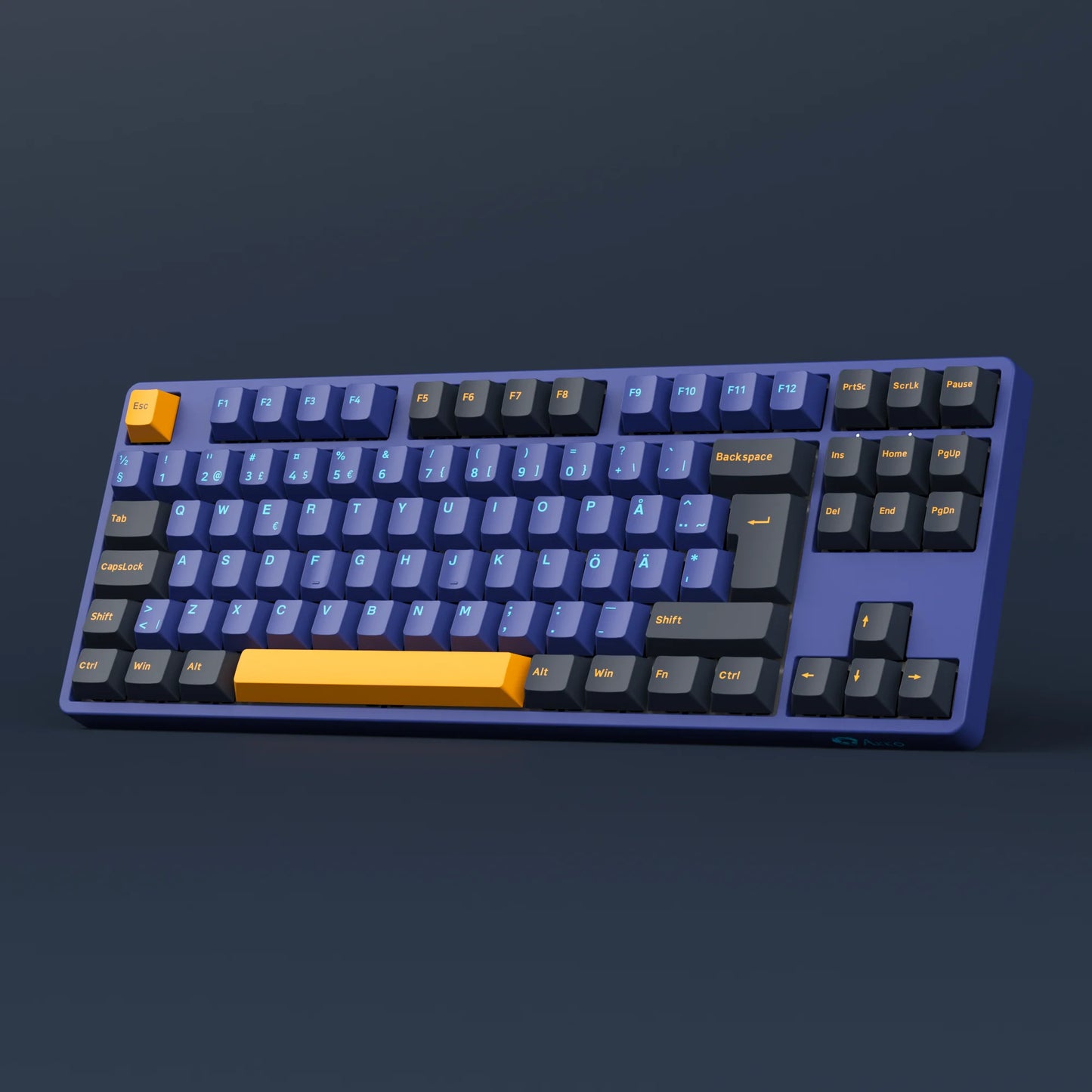 Akko 5087S ISO Nordic Horizon Mechanical Keyboard 75% RGB Hot-swap Wired USB-C with Cherry Profile PBT Double Shot Keycaps