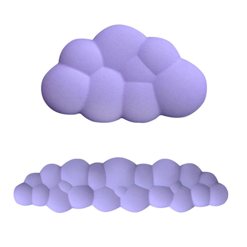 Cloud Shape Wrist Rest Pad Anti-Slip Desk Mat Memory Foam Palm Rest Ergonomic