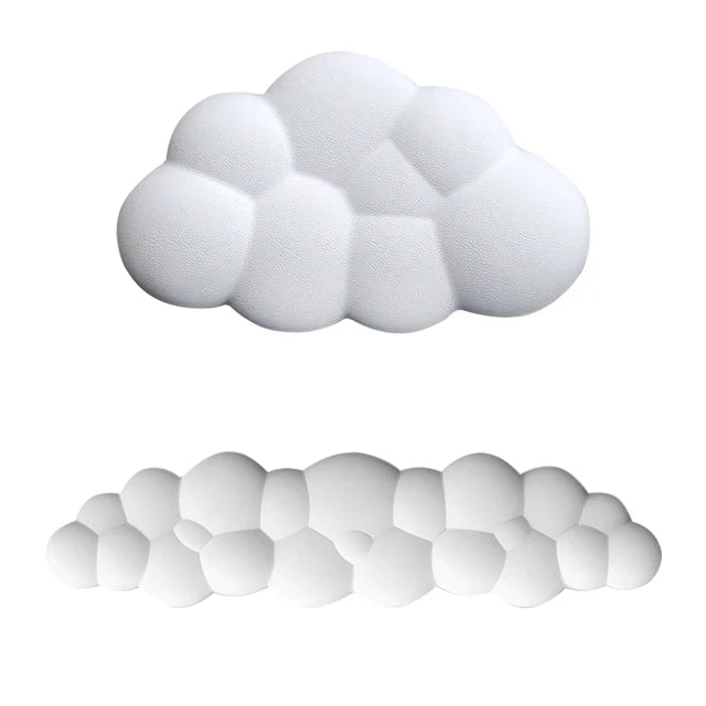 Keyboard Cloud Wrist Rest Pad Anti-Slip Desk Mat Memory Foam Rest Ergonomic