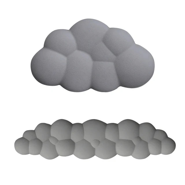 Keyboard Cloud Wrist Rest Pad Anti-Slip Desk Mat Memory Foam Rest Ergonomic