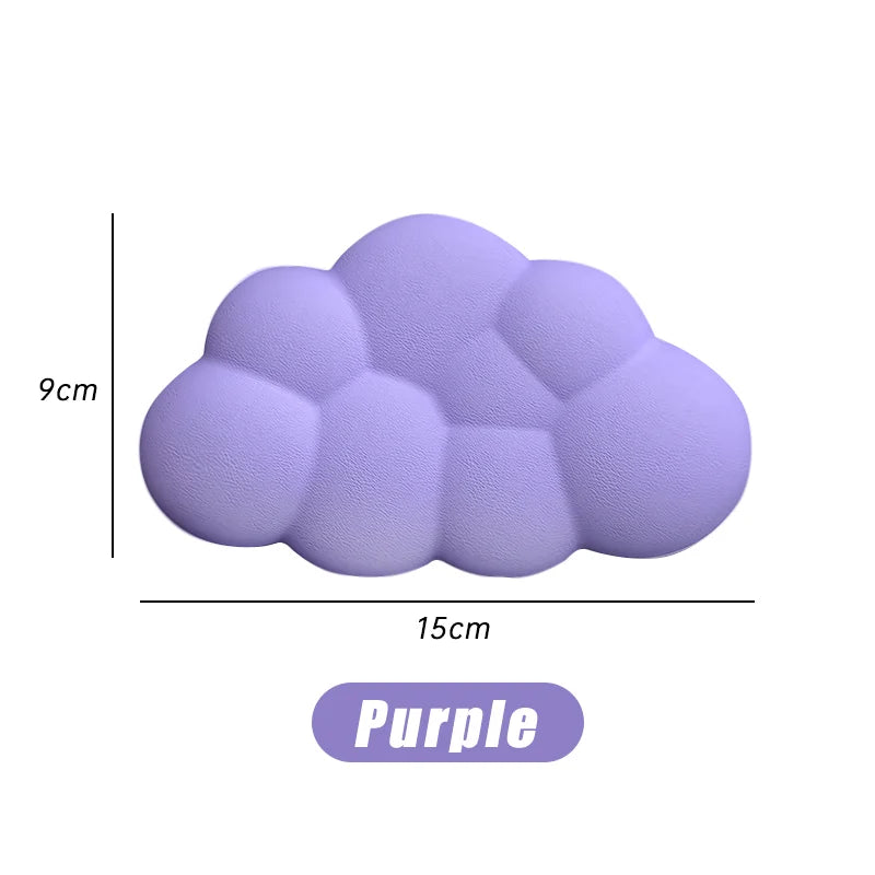 Cloud Shape Wrist Rest Pad Anti-Slip Desk Mat Memory Foam Palm Rest Ergonomic