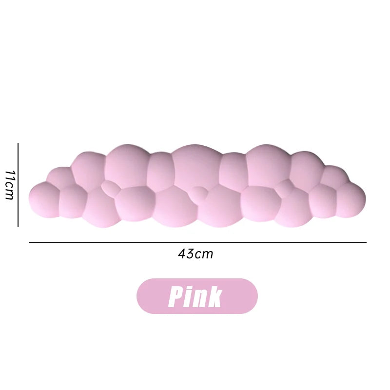 Cloud Shape Wrist Rest Pad Anti-Slip Desk Mat Memory Foam Palm Rest Ergonomic