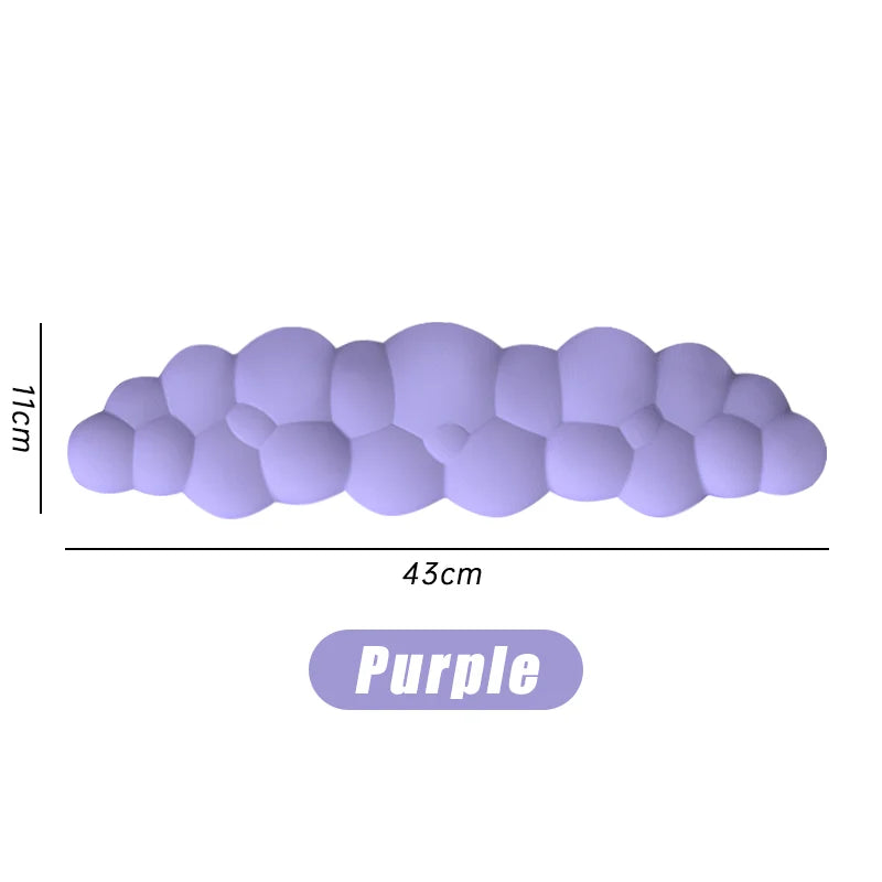 Cloud Shape Wrist Rest Pad Anti-Slip Desk Mat Memory Foam Palm Rest Ergonomic