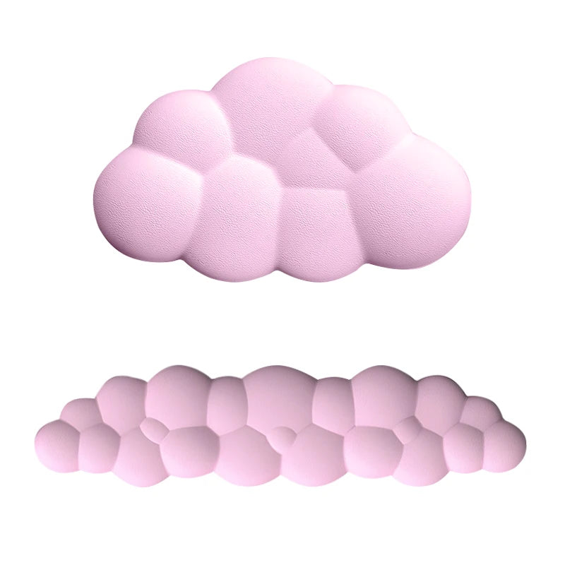 Cloud Shape Wrist Rest Pad Anti-Slip Desk Mat Memory Foam Palm Rest Ergonomic