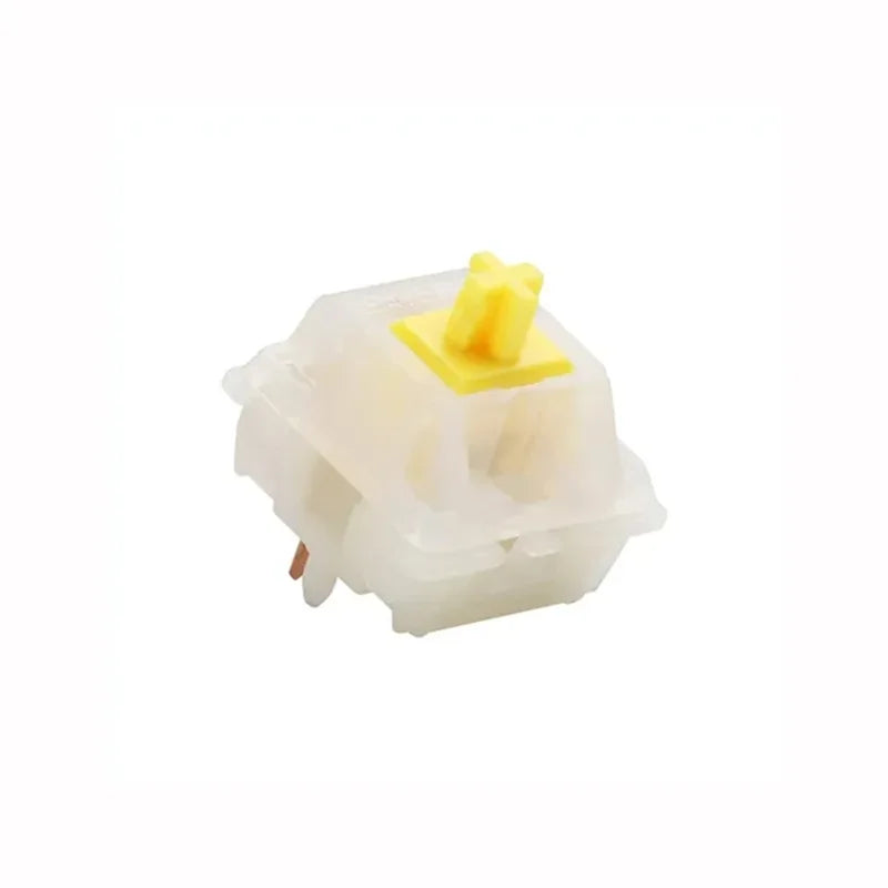 Gateron Milky Pro Yellow Red Switches KS-3 X1 Linear Lubed Switch For Gaming Mechanical Keyboard 5Pin