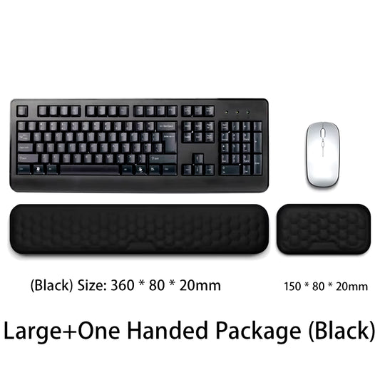 Keyboard Mouse Wrist Rest Ergonomic Office Typing Protect Relax Wrist Memory Foam 