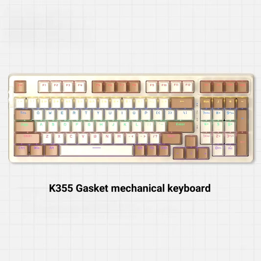 Mechrevo K355 Wired Office Keyboard Silent Filling 98 Key Wired 