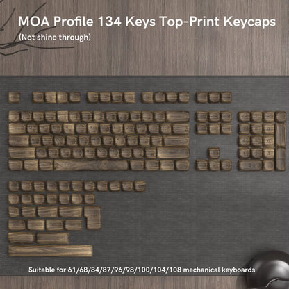 143 Keys Pink Cherry MOA Profile PBT Keycaps Dye Sub Customs Key Caps for 61/87/104 Cherry MX Switch Gaming Mechanical Keyboard