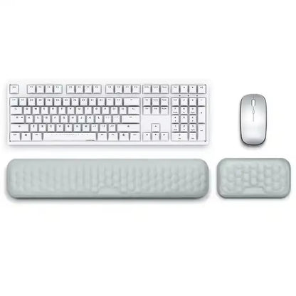 Keyboard Pad Set Memory Foam for Office Computer Laptop 