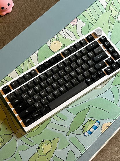 Ajazz AK820 White/Black Wired Bundle
