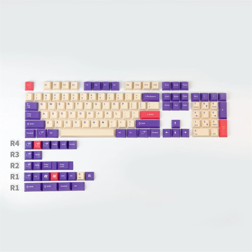 GMK 129 Keys PBT Keycap[ONLY] Cherry Profile Dye-Sublimation Keycaps for MX Switch Mechanical Keyboards 60 GK61 64 68 84 87 96 108