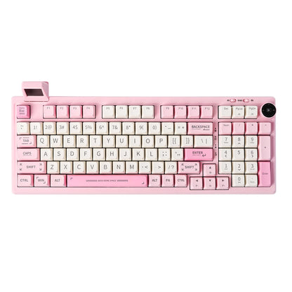 RT100 97Key 95% Bluetooth 5.0/2.4G Wireless/Wired Mechanical Keyboard Customizable Mini Display Gasket-Mounted