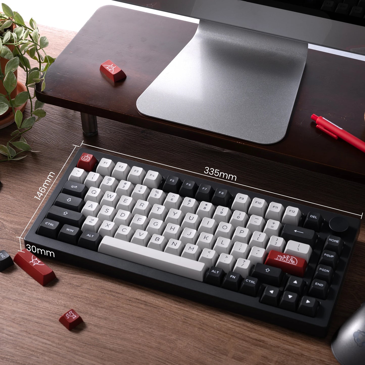 Akko 5075B plus ANSI/ISO 75% Mechanical Gaming Keyboard 3/5 Pin Hot Swap Three-Modes RGB 2.4Ghz Wireless