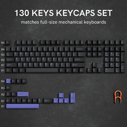 [Key Caps Only] Womier PBT Keycap Double Shot Cherry Profile Key caps for Cherry MX Switches