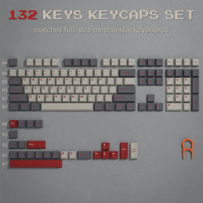 [Key Caps Only] Womier PBT Keycap Double Shot Cherry Profile Key caps for Cherry MX Switches