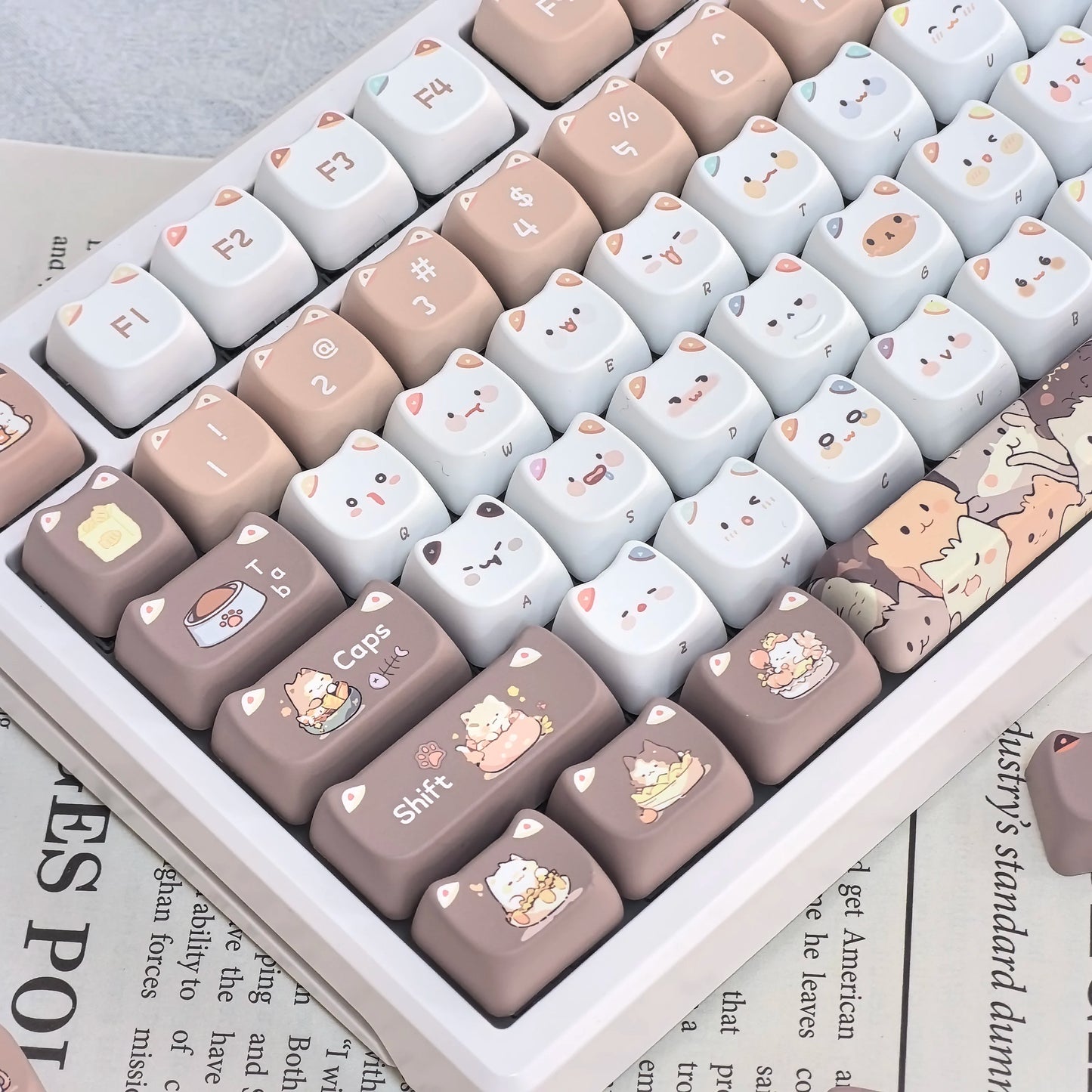 [Key Caps Only] MAO Profile PBT Key Caps Thermal Sublimation Mechanical Keyboard Keycap Various styles