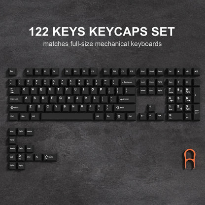 [Key Caps Only] Womier PBT Keycap Double Shot Cherry Profile Key caps for Cherry MX Switches