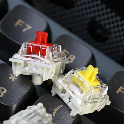 Gateron Pro 3.0 V3 Switch 3pin RGB Linear Tactile Red White Yellow Silver Brown Black Switch For Mechanical Keyboard Pre Lubed