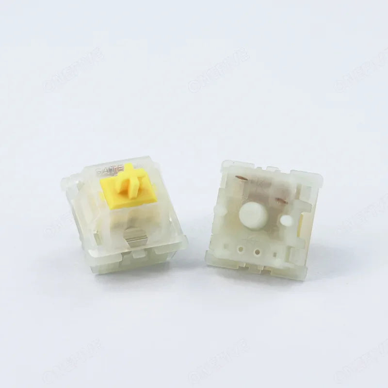 Gateron Milky Pro Switches Milky Yellow Pro Red Linear Pre Lubed 