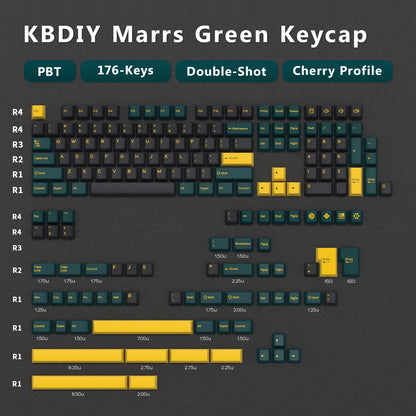 GMK Botanical Keycap Cherry Profile Double Shot PBT ISO Keycaps 