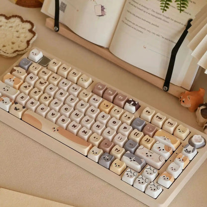 [Key Caps Only] MAO Profile PBT Key Caps Thermal Sublimation Mechanical Keyboard Keycap Various styles