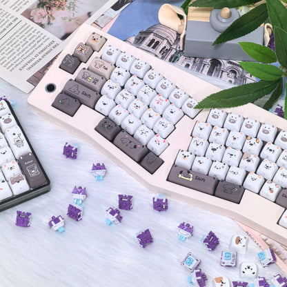[Key Caps Only] MAO Profile PBT Key Caps Thermal Sublimation Mechanical Keyboard Keycap Various styles