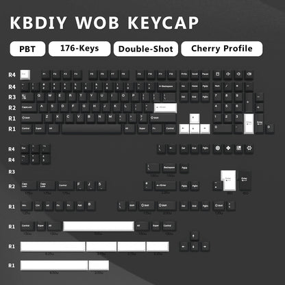 GMK Botanical Keycap Cherry Profile Double Shot PBT ISO Keycaps 