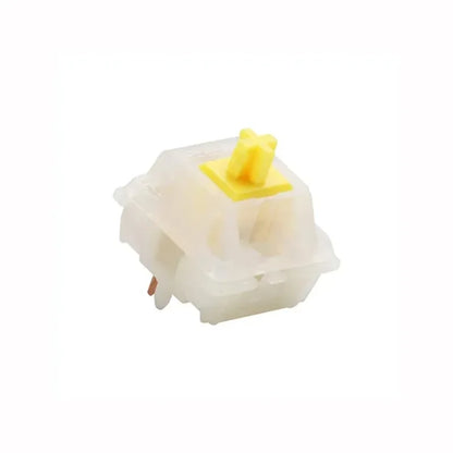 Gateron Milky Pro Yellow Red Switches KS-3 X1 Linear Lubed Switch For Gaming Mechanical Keyboard 5Pin
