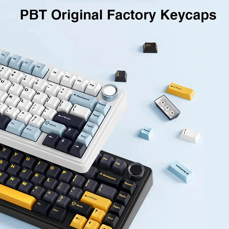 F75 Mechanical Keyboard Wired/2.4G Wireless/Bluetooth RGB PBT 75% Layout OEM Profile Gasket 