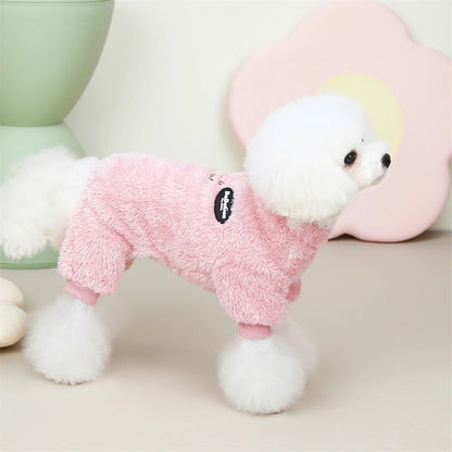 Puppy Fleece Pet Clothes for Small to Medium Dogs | Jumpsuit | Coat