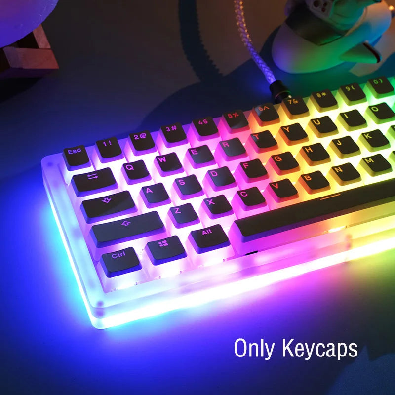 [Keycaps only] OEM Profile PBT Keycaps 108 Keys Pudding Keycap for Cherry MX Switch 