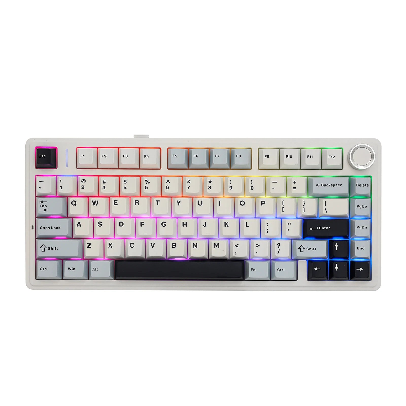 EPOMAKER X AULA F75 - 80 Keys Hot-Swap Gasket Bluetooth 5.0/2.4G Wireless/Wired Mechanical Keyboard 