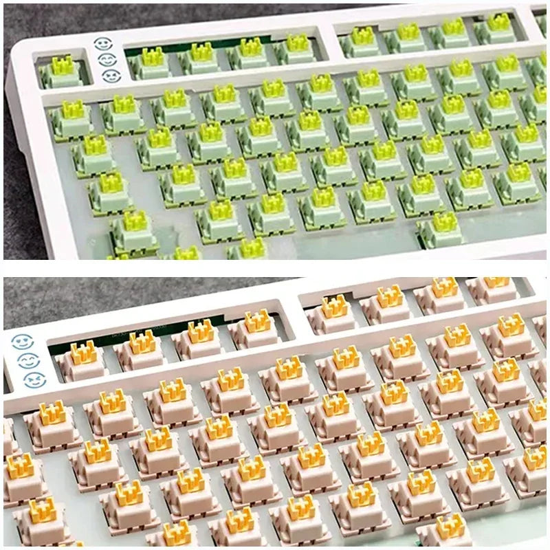 Silent Peach V2 Switch Lubed \\ Silent Lemon V2 Switches Mechanical Keyboard Linear \\ Tactile 5Pin Paragraph Axis Hot Swappable